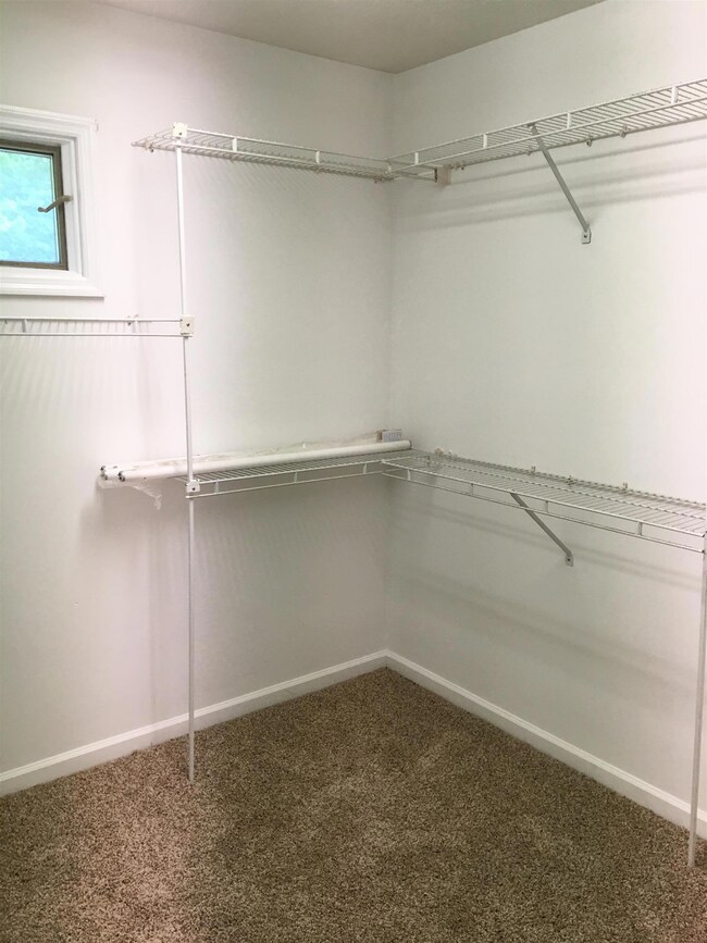 Master walk in closet