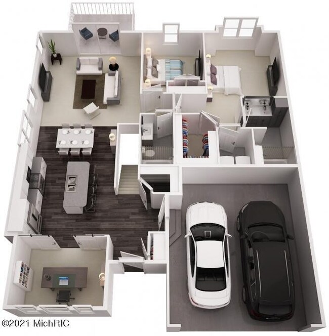 Medallion main floor 3d plan