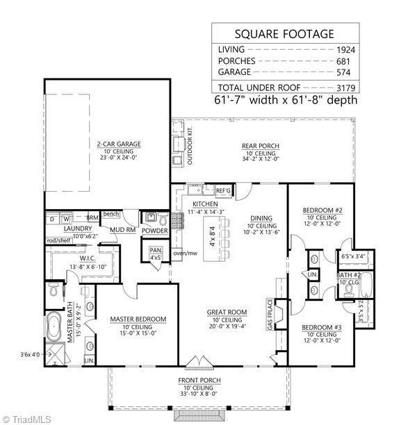 Floorplan for example only