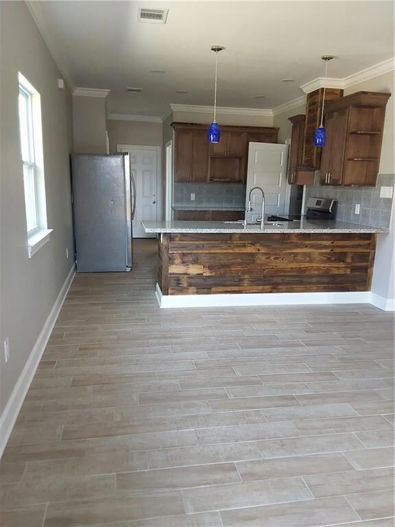 Living room looking into Kitchen