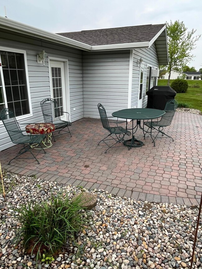 Back paver patio