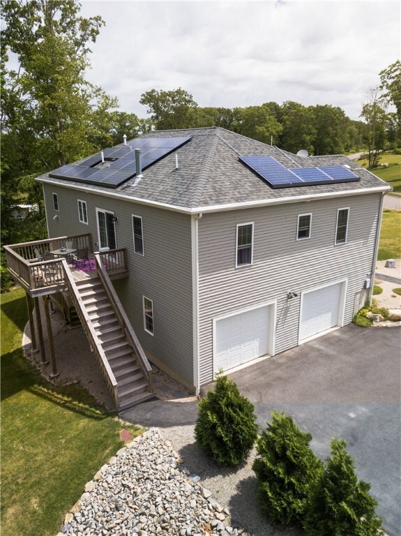 Side view of back deck