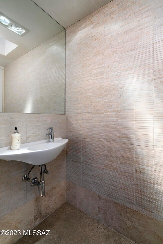 Powder Room off Entry