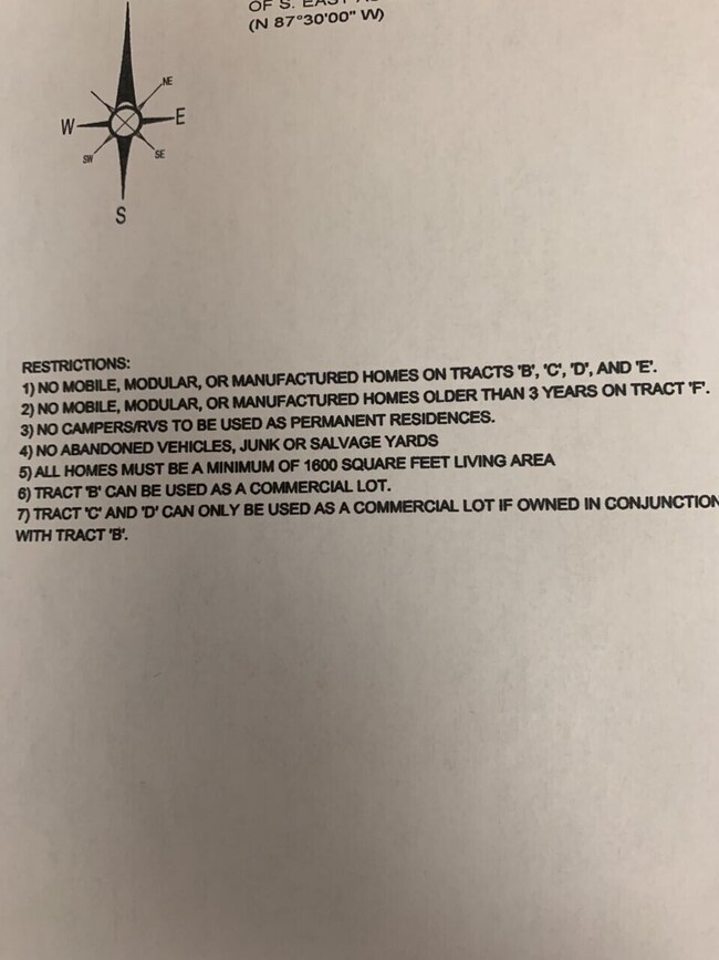 restrictions