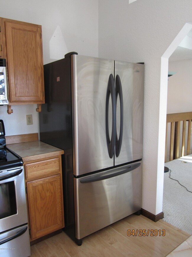 Stainless Steel Fridge included