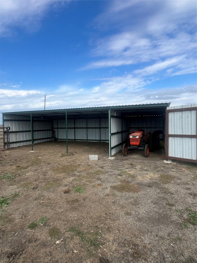 View of pole building