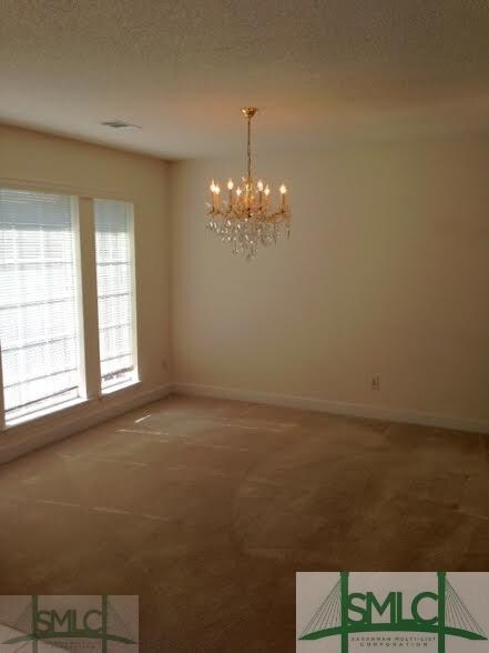 Dining Room. Large dining room with 3 large window