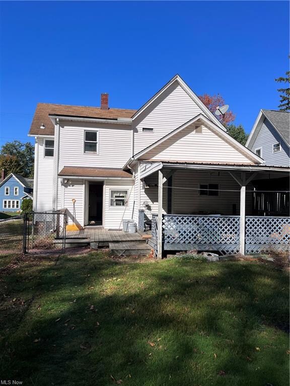 Back of property