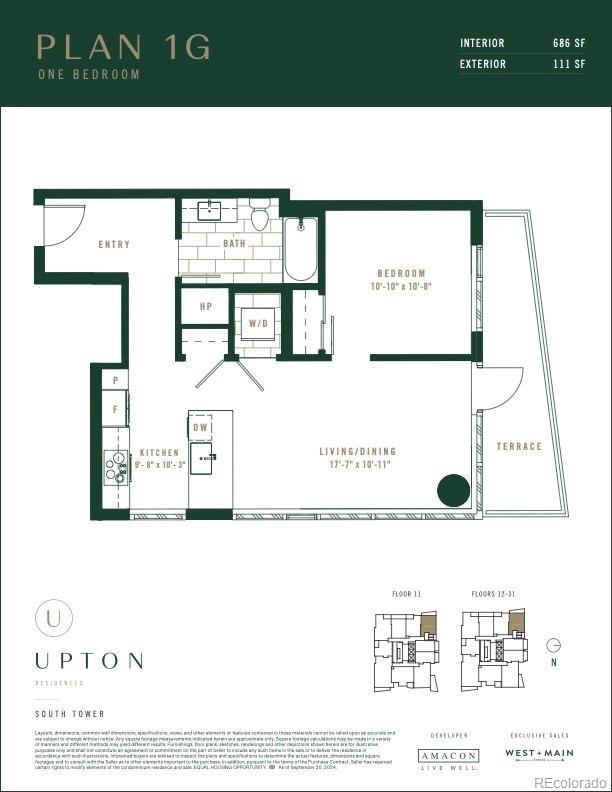 Upton Residences unit 1109, Denver, CO 80202 - photo 2