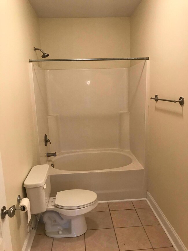 Garden tub and tile floors