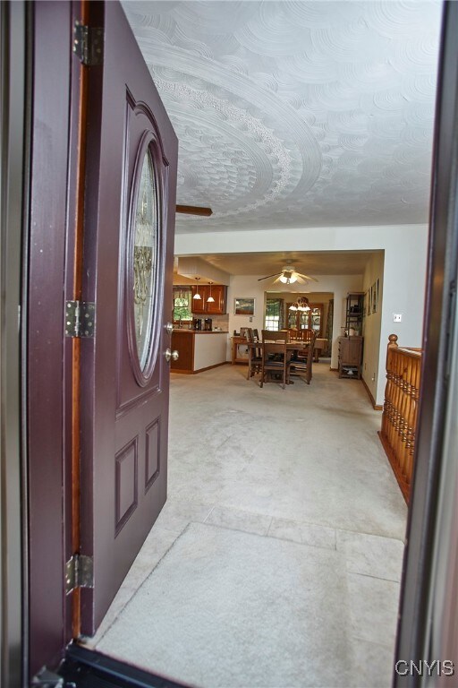 Walking in the front door
