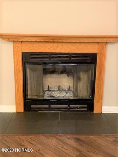 Wood Burning Fireplace