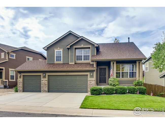 Gorgeous curb appeal with front porch