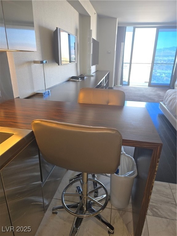 View of dining space