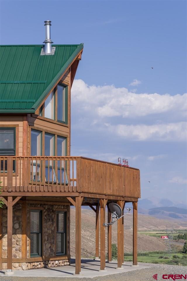 Wrap around deck.