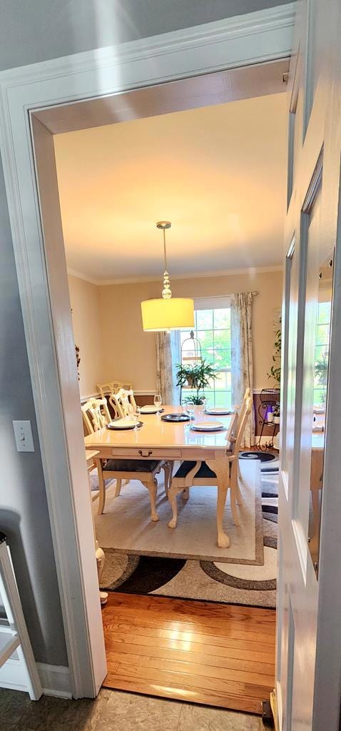 Dining room from kitchen