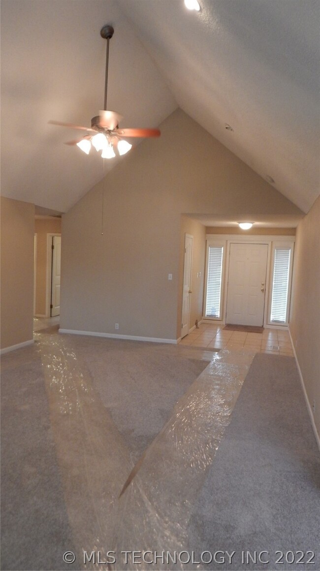 Large vaulted living-room.