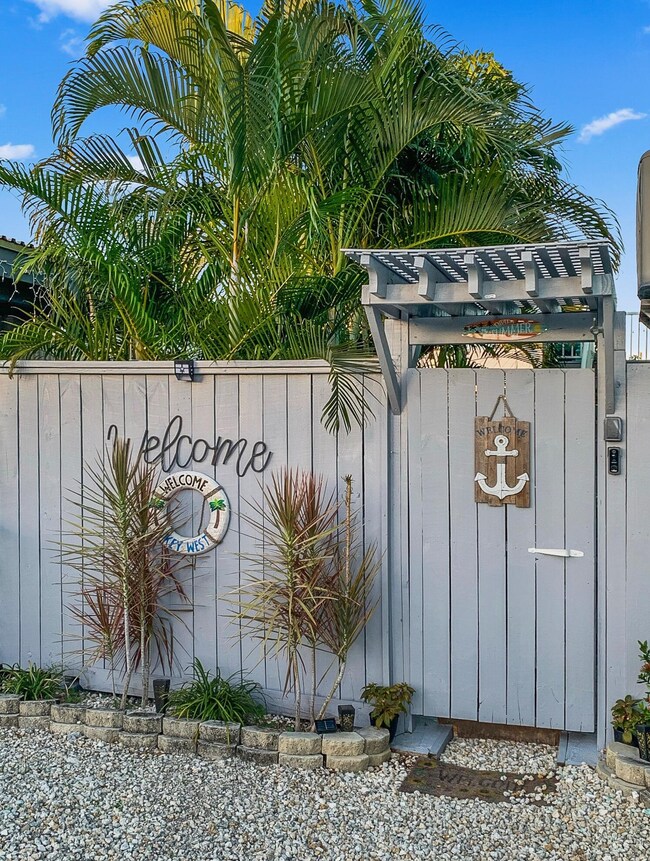Secure Front Gated Entrance