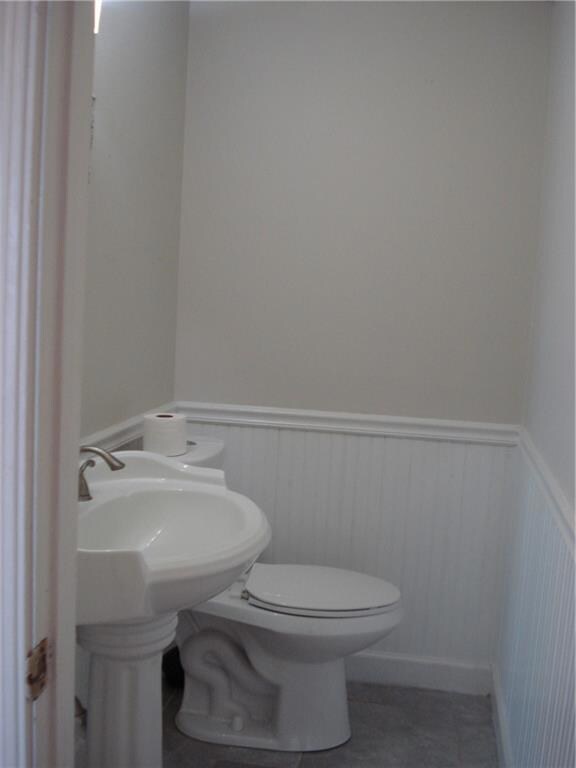 Downstairs half bath