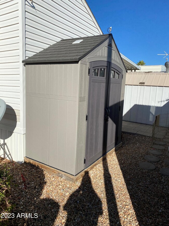 Pic 5 Rear storage shed