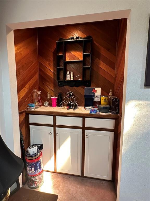 Bar with storage below!