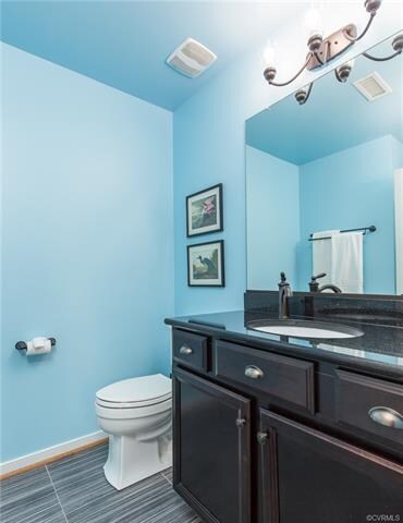 Full bath with shower off multi-purpose room