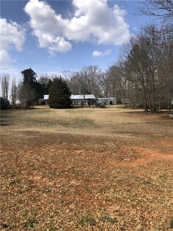 View of yard featuring a rural view