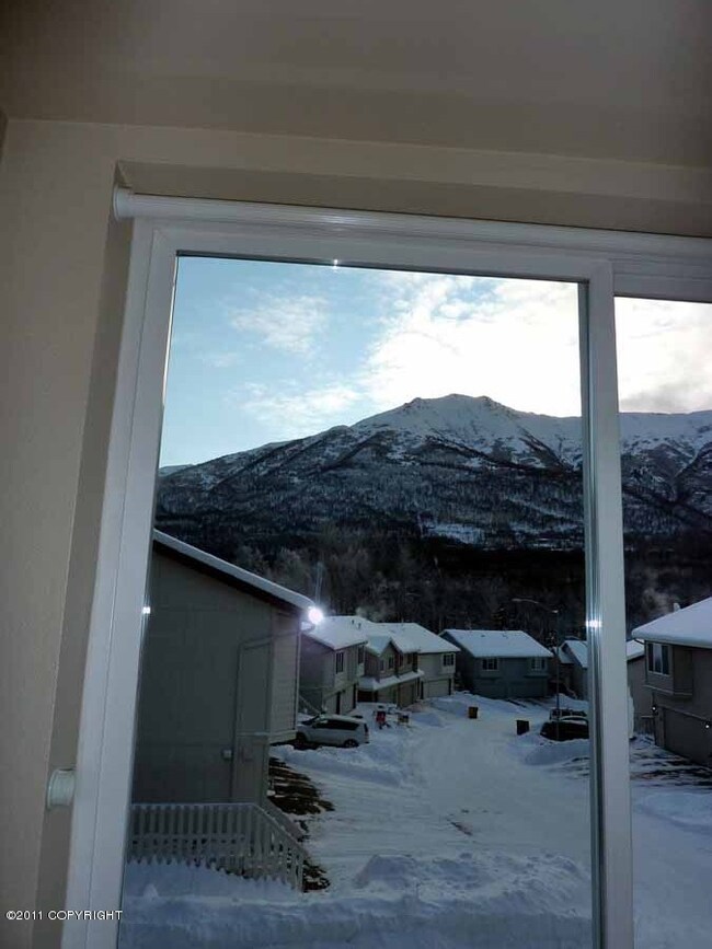 Southfacing  view from living room