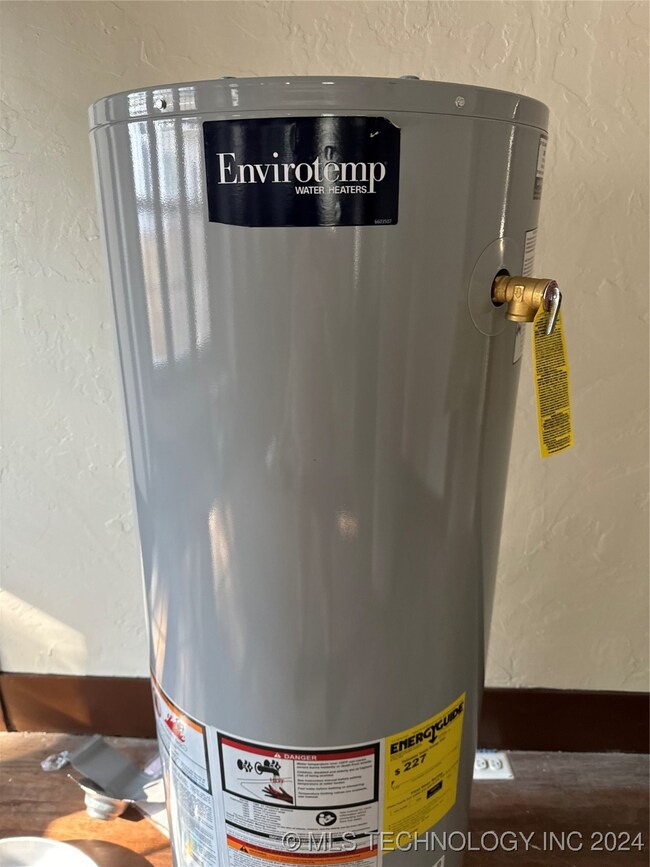 New hot water tank