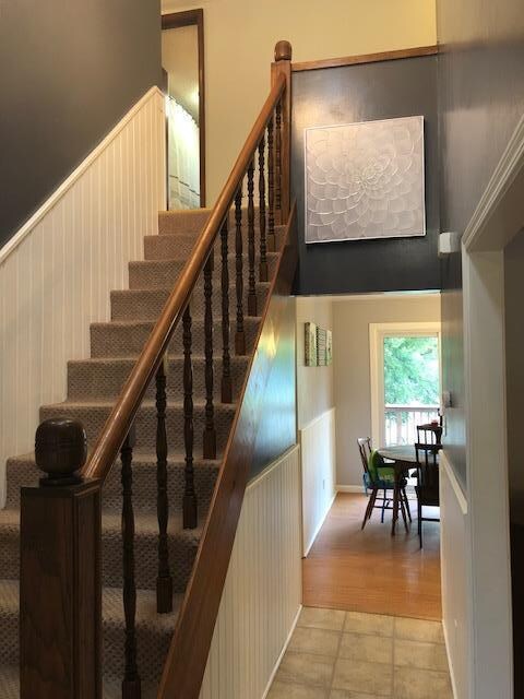 Staircase in the entry