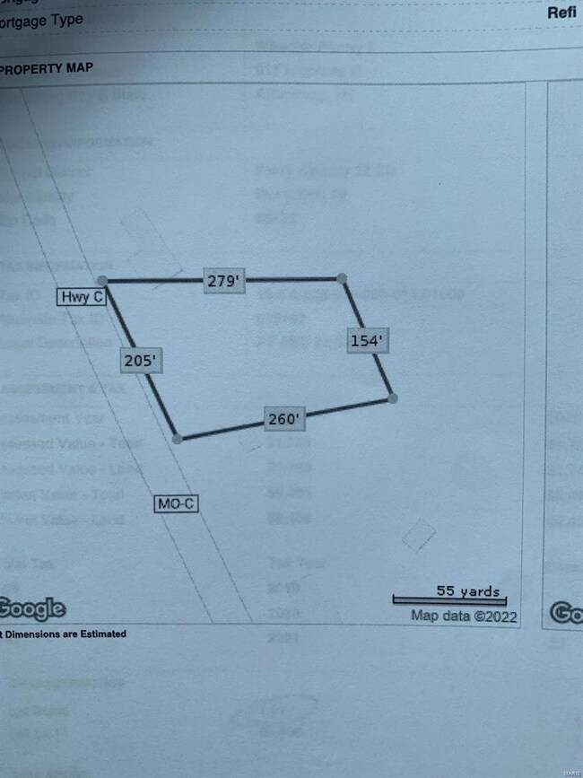 lot dimensions with house
