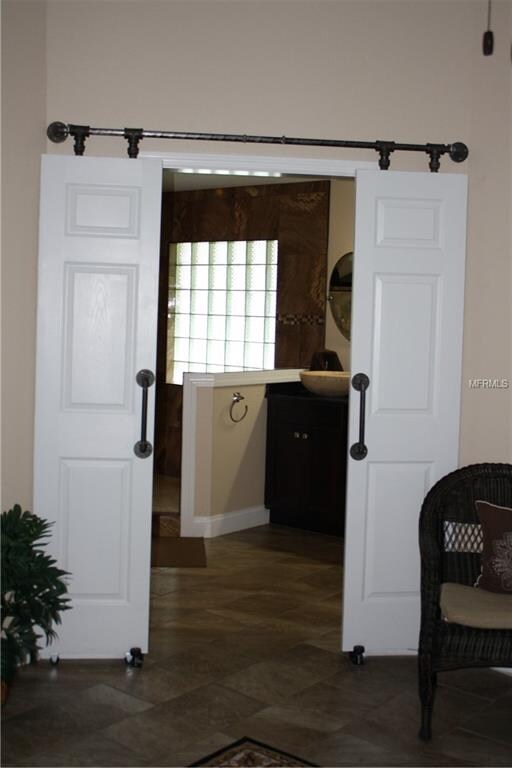 sliding barn doors to master bath