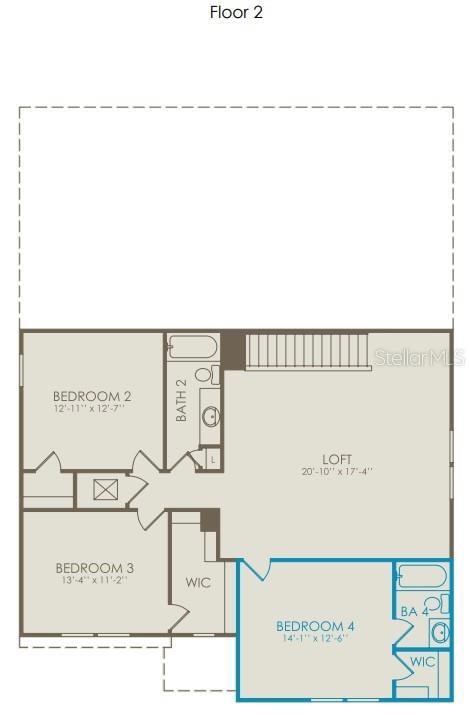 Floor Plan - Floor Two