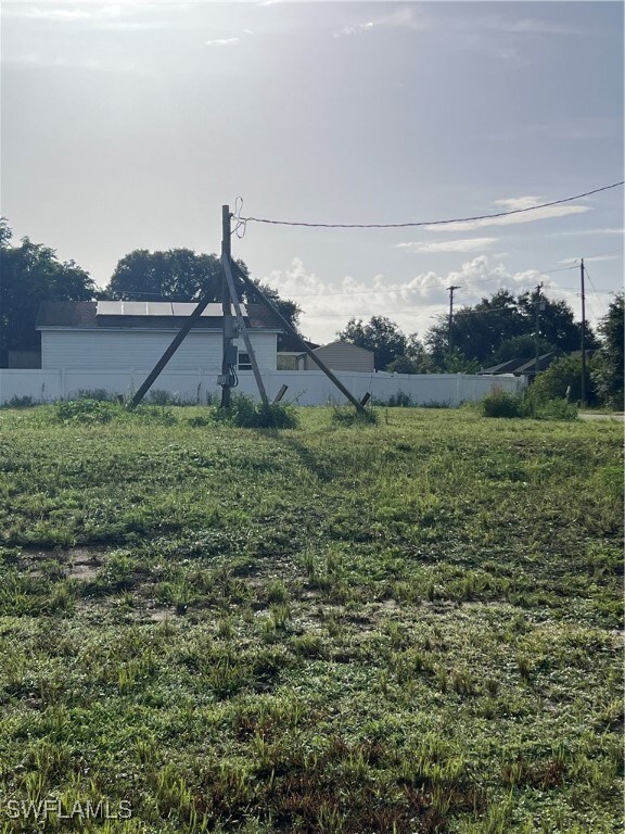 View of yard