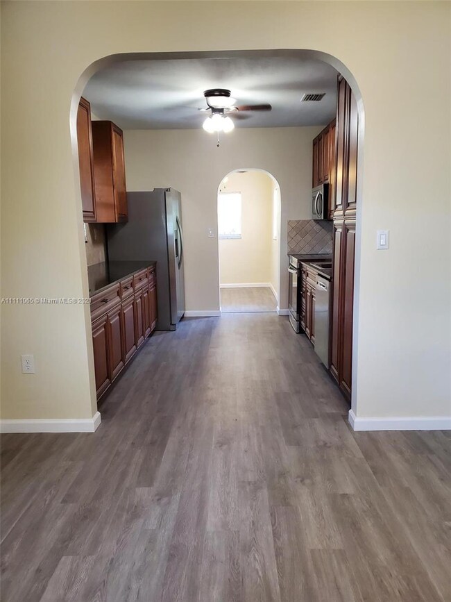 Front entrance view into Kitchen