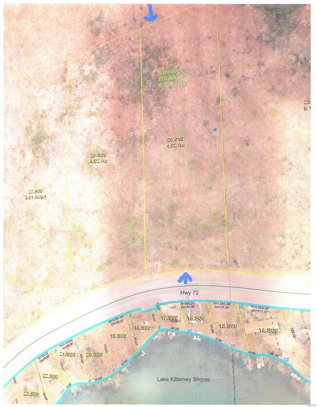 Land plat shows 4.02 acres tax record shows 4.01.