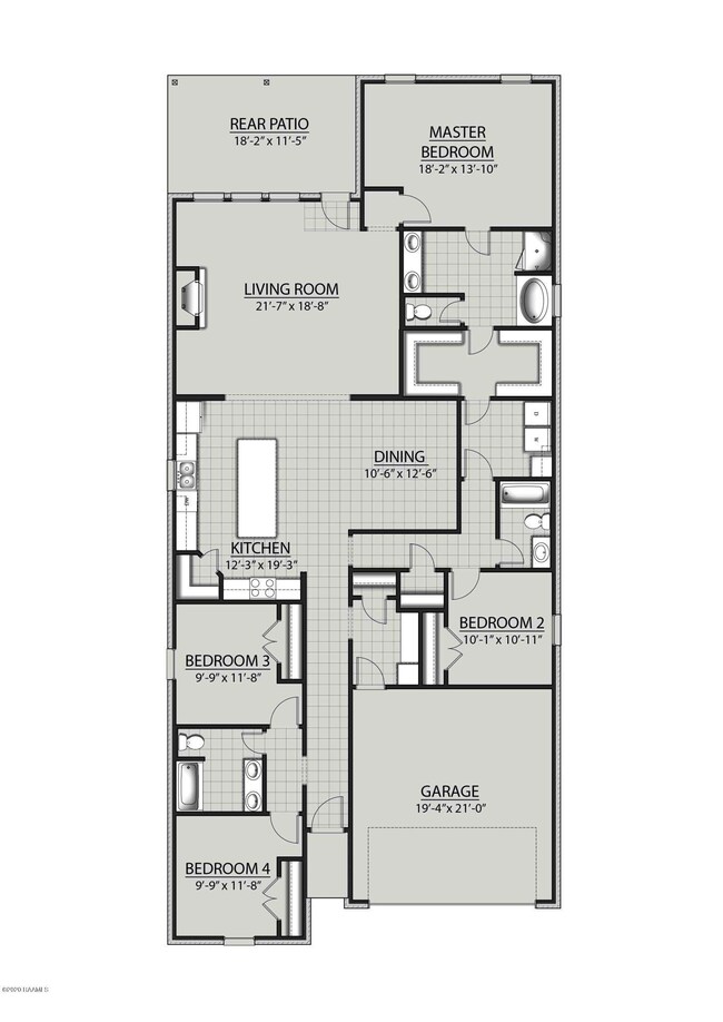 Azalea A-B III Floor Plan