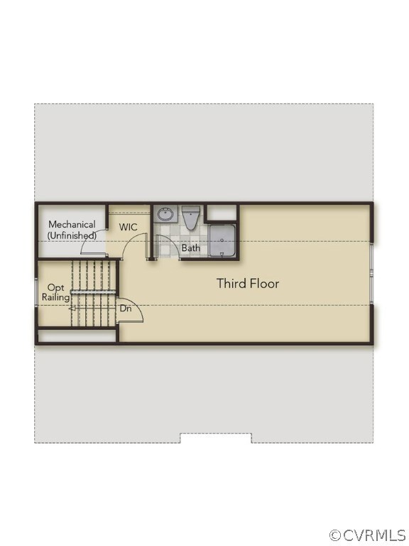 THIRD FLOOR - This home includes the finished 3rd