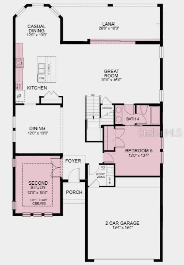 Additional Highlights Include: Gourmet kitchen, second study in place of flex, downstairs bedroom in place of study, full bathroom in place of powder room, shower at downstairs bath, 8' interior doors, pocket sliding glass door at gathering room, and tray ceiling at study, primary suite and game room.