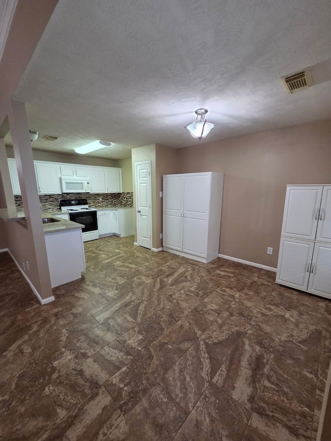 kitchen and breakfast room. The two cabinets in br