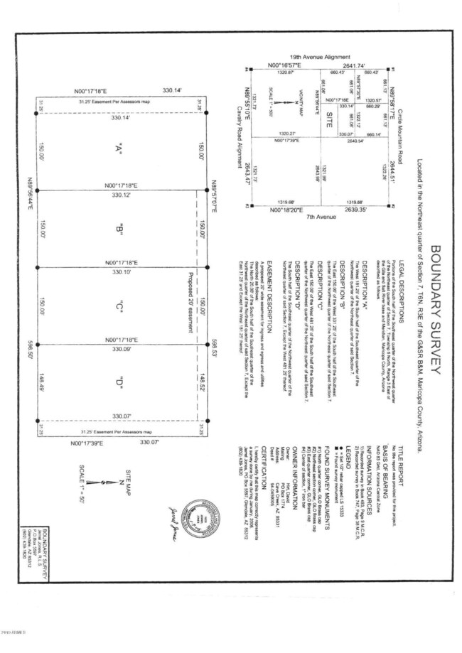 BOUNDARY SURVEY
