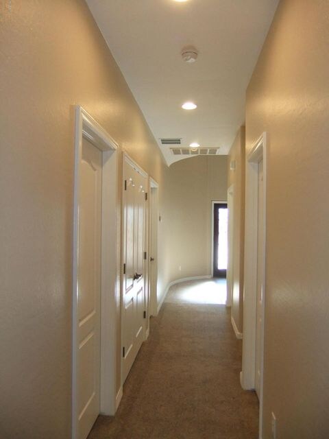 Hall way looking to front door