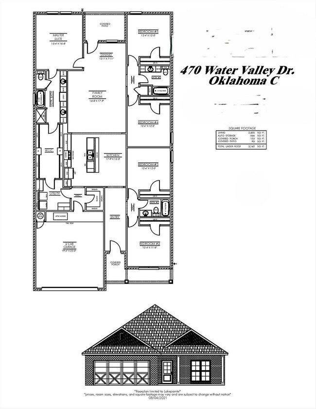 470 Water Valley  Bed 4