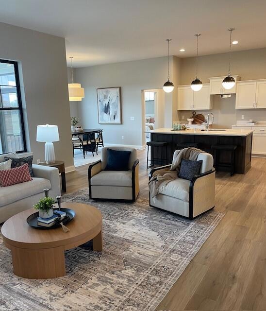 Great Room view to Kitchen