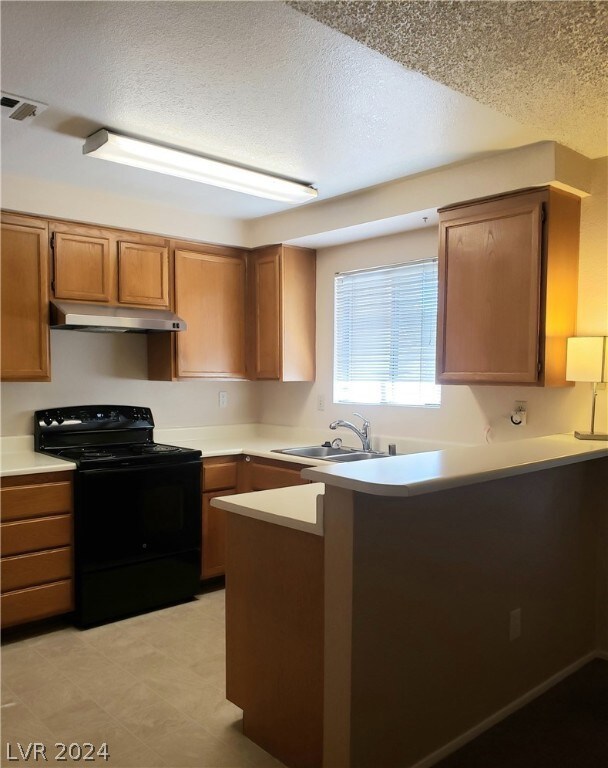 Window over the kitchen sink overlooks the entry.
