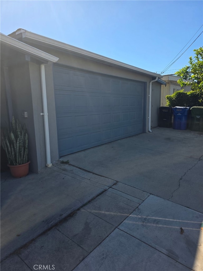 Side parking within fenced area