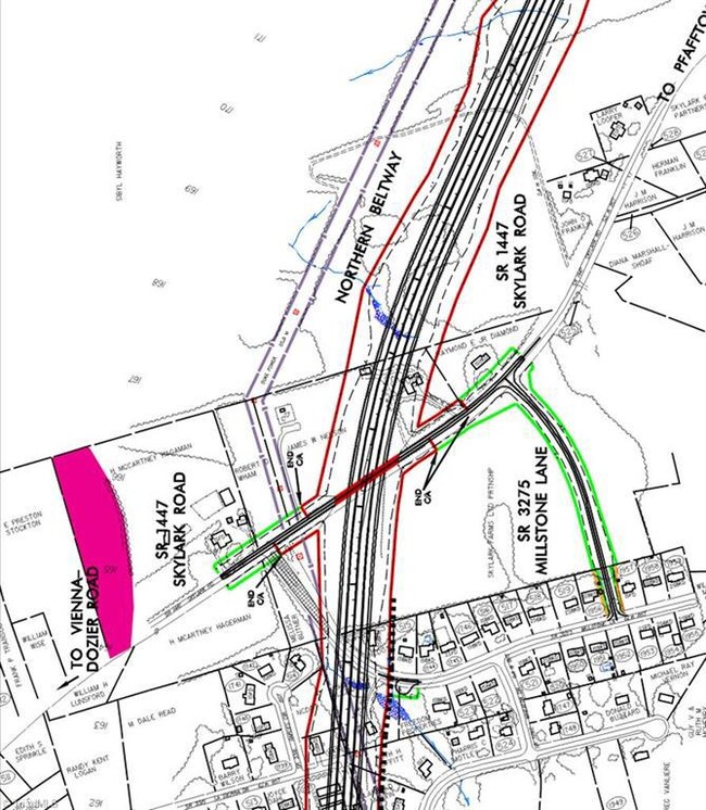 Proximity to proposed Northern Beltway.