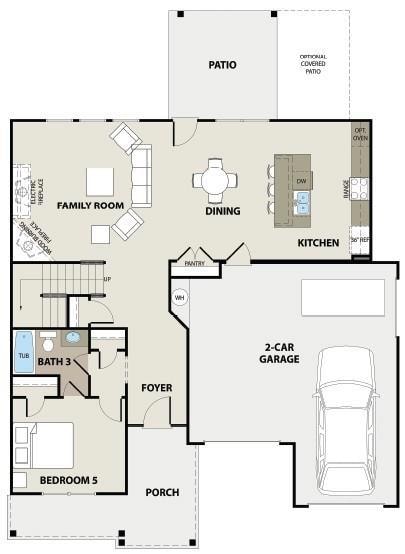 View of home floor plan