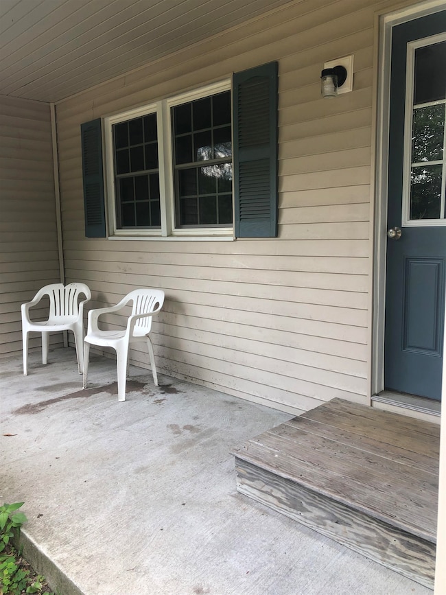Covered front porch