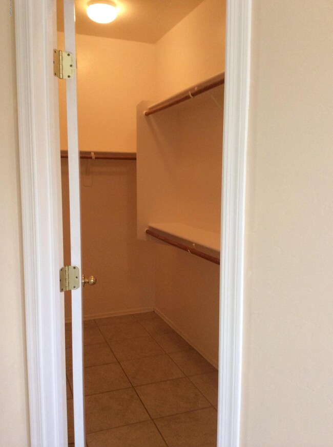 Master walk in closet